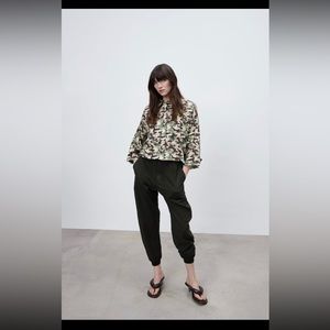 Zara Patch Pocket Jogger Pants XS